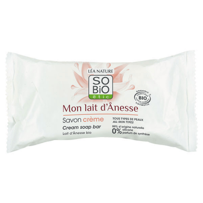 LEA NATURE SO BIO ETIC SO'BIO Savon Cr&egrave;me Mon Lait d'Anesse - 100 g