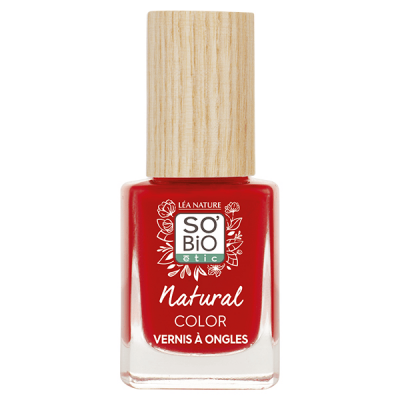 LEA NATURE SO BIO ETIC So'Bio vernis &agrave; ongles couleur naturelle 11 ml 20 Rouge Essentiel
