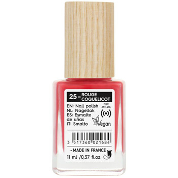 SO BIO ETIC So'Bio vernis &agrave; ongles couleur naturelle 11 ml 25 Rouge Coquelicot