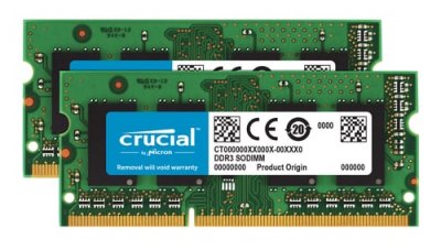 CRUCIAL So-dimm 8 go (2 x 4 go) ddr3 1600 mhz cl11