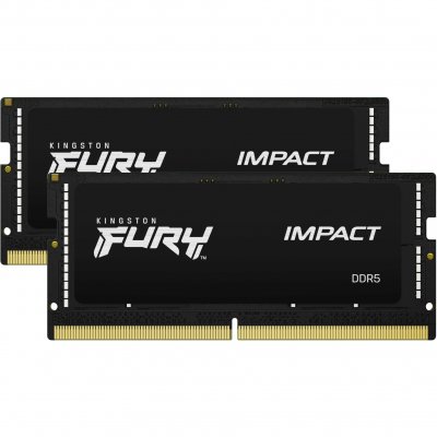 KINGSTON SO-DIMM DDR5  Fury Impact Black - 64 Go (2 x 32 Go) 5600 MHz - CAS 40