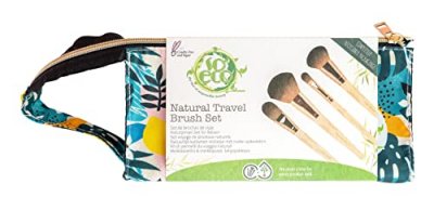 SO ECO  Ensemble de pinceaux de voyage naturels