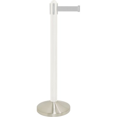 SECURIT75 Socle pour poteau &agrave; corde r&eacute;tractable acier inoxydable 31x31cm (pied non inclus) Securit 