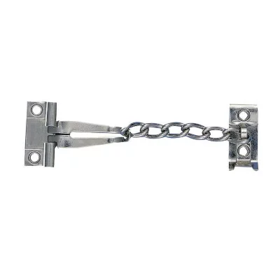 SOCONA  - Entreba&icirc;lleur de s&eacute;curit&eacute; chain pour porte couleur nickel&eacute; C1