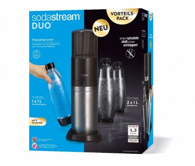 SODASTREAM Soda Duo Promopack Titan 3 Flas. Bk