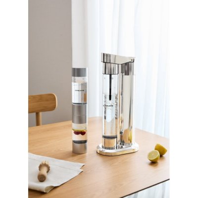 CREATE SODA MAKER STUDIO - Machine &agrave; eau gazeuse 1L - Chrom&eacute;