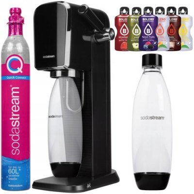 SODASTREAM  Art Saturator Noir + bol&eacute;ro