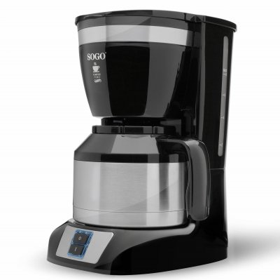 SOGO  1l Drip Coffee Maker 10 Cups Noir One Size / EU Plug