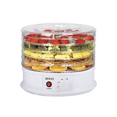 SOGO  S0420339 DAL-SS-10460 D&eacute;shydrateur d'aliments 250 W Blanc