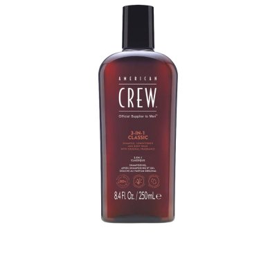 AMERICAN CREW Soin 3-En-1 Classique Shampoing, Apr&egrave;s-Shampoing et Gel Douche