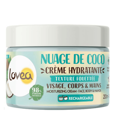 LOVEA Soin Corps Cr&egrave;me Hydratante &Agrave; La Coco  - Le Pot De 200ml