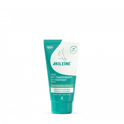 AKILEINE Soin De Corps Pieds Cr&egrave;me Anti-transpirante  - Le Tube De 75ml