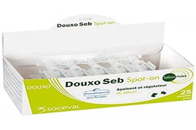 CEVA Soin Douxo S&eacute;borrh&eacute;e Spot On pour chien et chat 25 pipettes 2 ml
