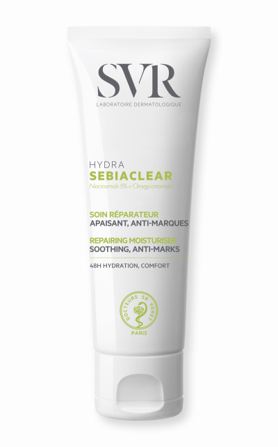 SVR Soin visage r&eacute;parateur hydratant & apaisant Sebiaclear - 