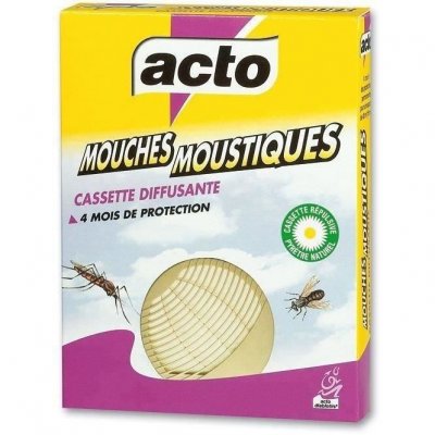 ACTO SOJAM  Cassette REPULSIF Mouches - MOUSTIQUES CASS3