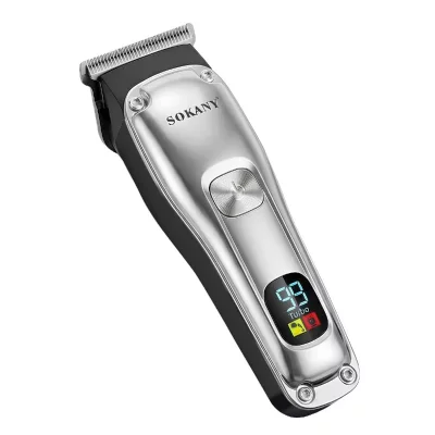 SOKANY  Tondeuse Sans Fil pour Cheveux Noir / Argent
