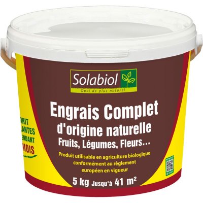 SOLABIOL  Engrais complet - 5 kg