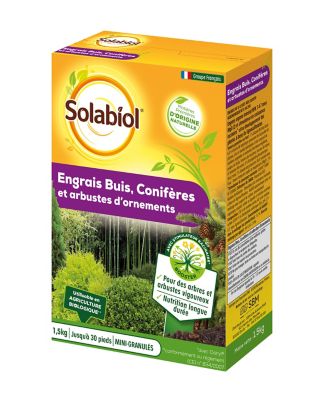 SOLABIOL  SOCONY15 Engrais Coniferes Et Arbustes Dornement - 1,5 Kg