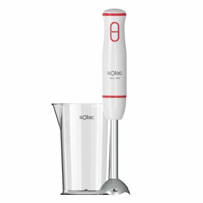 SOLAC  Mixo 1000 M&eacute;langeur par immersion 1000 W Rouge et Blanc
