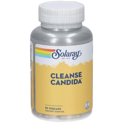 Solaray Cleanse Candida - 90 Caps. V&eacute;g. - Bo&icirc;te 90 capsules