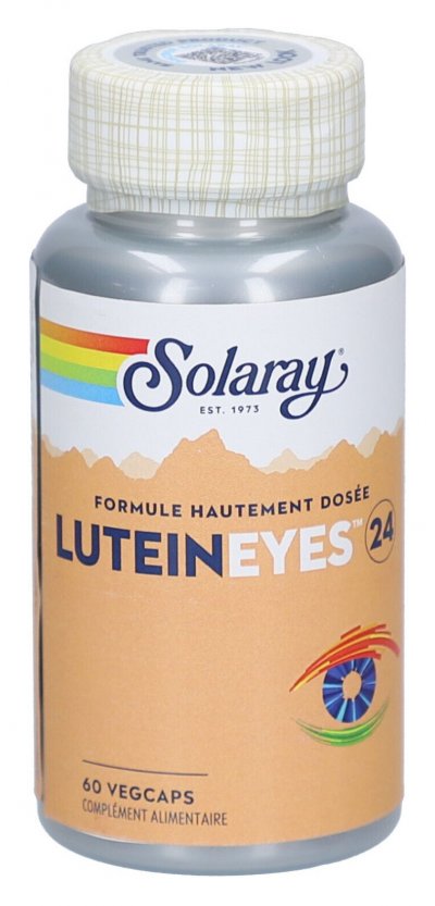 SOLARAY  Lut&eacute;ine Eyes 24 mg 60 Capsules - Pot 60 capsules