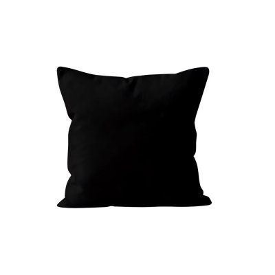 Soleil d'Ocre 527460 Alix Housse de Coussin Polyester Noir 40 x 40 cm
