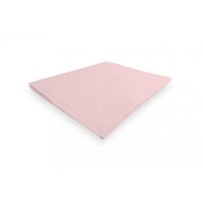 SONGES DE CAMILLE Soleil d'ocre Camille Drap Plat, Coton, Rose, 240 x 300 cm