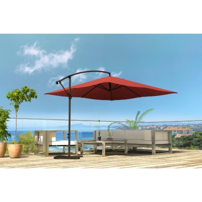 CONCEPT USINE SOLENZARA - Parasol carr&eacute; Solenzara terracotta 3x3 m&egrave;tres