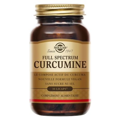 SOLGAR  Full Spectrum Curcumine - Antioxydants - 30 capsules