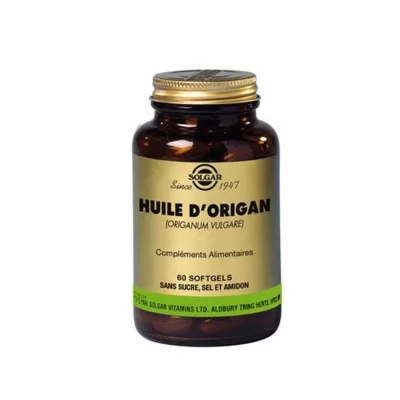 SOLGAR  Huile d'Origan Sauvage Origan V&eacute;g&eacute;tal 60 Perles