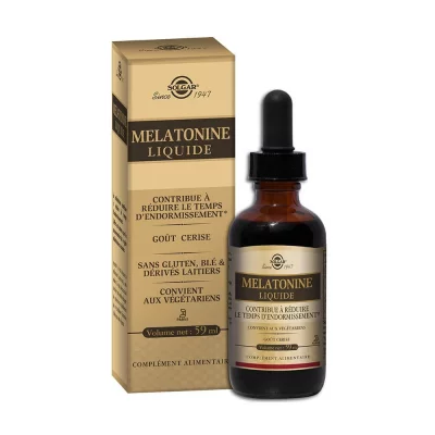 SOLGAR  M&eacute;latonine liquide go&ucirc;t cerise 59ml