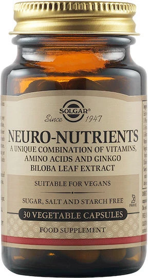 SOLGAR  Neuro Nutriments 30 G&eacute;lules 30 Units