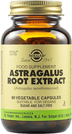 SOLGAR  Sfp Astragale G&eacute;lules V&eacute;g&eacute;tales - Flacon 60 G&eacute;lules V&eacute;g&eacute;tales
