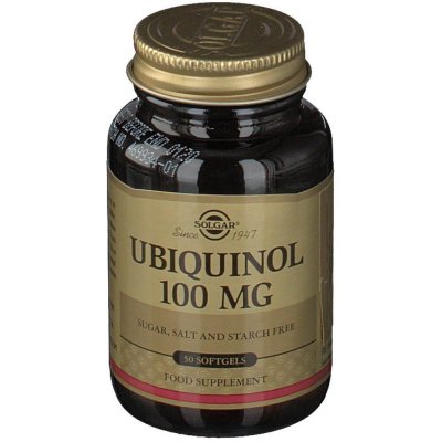 SOLGAR  Ubiquinol Forme R&eacute;duite de Coenzyme Q10 100 mg 50 g&eacute;lules