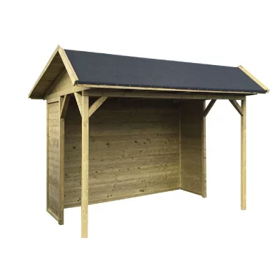 SOLID  abri de jardin en bois trait&eacute; ronsburg 19 mm - 6 m&sup2; S709