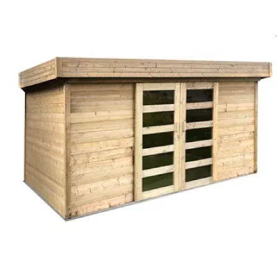 Solid abri de jardin stockholm 28 mm autoclave 3,6 x 2,4 m S8217-1