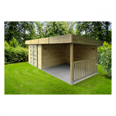 SOLID SUPERIA  Abri de Jardin Arhus Bois 241 x 329 x 203 cm S8387