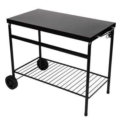 SOMAGIC  Desserte pour plancha Elda en m&eacute;tal - Noir - 90x47 cm