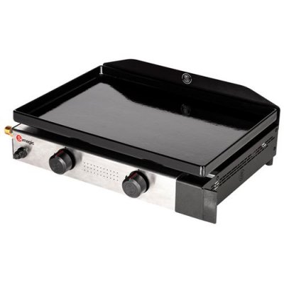  SOMAGIC - Plancha au gaz SOLIA 200 2 br&ucirc;leurs 4,25kW 