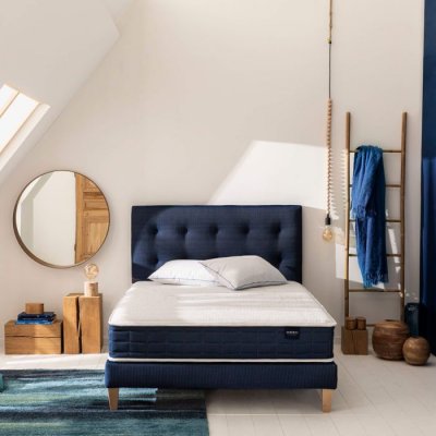 SOMEO  - Matelas ressorts R&ecirc;ve 400 140x190 - Blanc