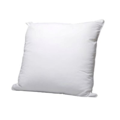 SOMEO  Oreiller &eacute;co naturel moelleux enveloppe coton bio  60x60