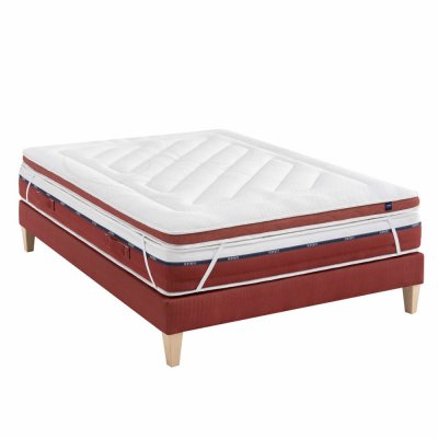 SOMEO  - Surmatelas latex pulse S95 160x200 - Blanc