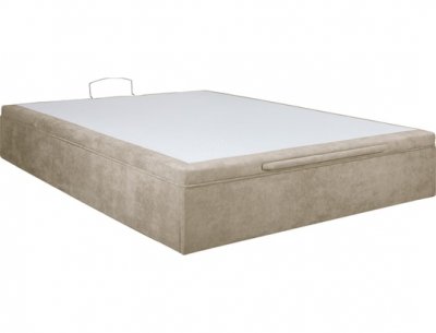 CONCEPT1 Sommier 160 x 200 Coffre Leo EP 160x200cm Bronx beige