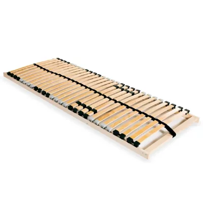 VIDAXL Sommier &agrave; lattes avec 28 lattes 7 zones 80 x 200 cm  n/a
