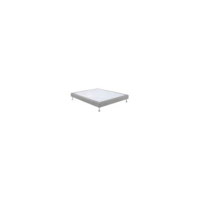 BULTEX Sommier  tapissier gris confort m&eacute;dium 3 zones 90x190