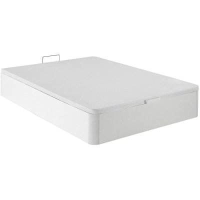 VENTE UNIQUE Sommier coffre HESTIA de DREAMEA PLAY - Blanc mat - 160 x 200 cm