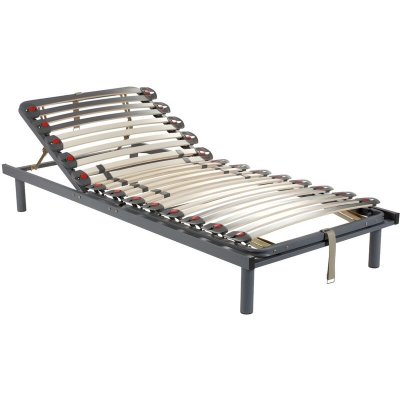 VENTE UNIQUE Sommier de relaxation lattes 3 plans de couchage - 80 x 200 cm - RUOTI de YSMEE