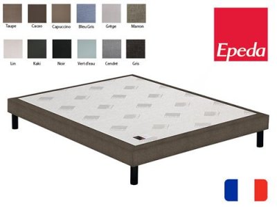 Sommier d&eacute;co epeda confort ferme 140x190