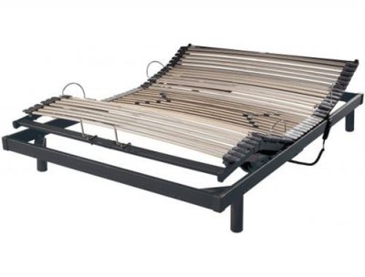 EBAC Sommier Electrique 120 x 190 S50 electrique 120x190 mono gris