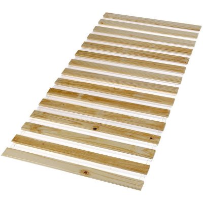 IDIMEX Sommier en pin massif, 15 lattes sans cadre, couchage 100 x 200 cm